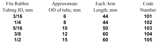 Tube, Connecting, Y-Shaped
